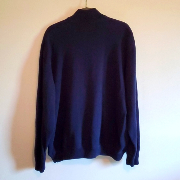 Eddie Bauer Quarter Zip Men's Sweater - Picture 3 of 3